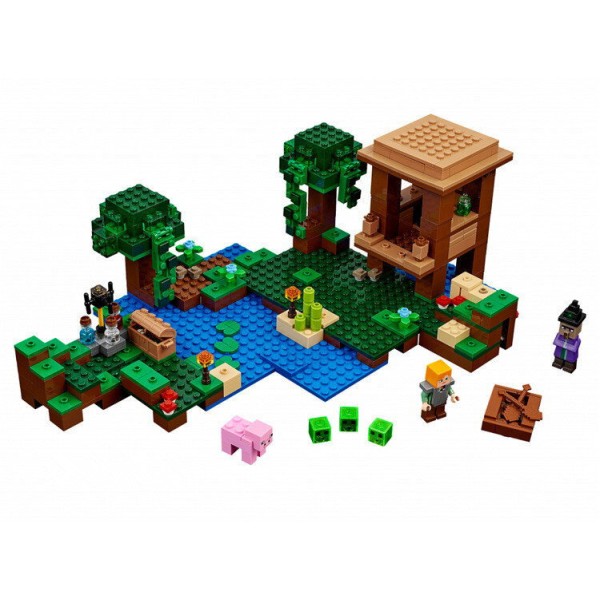 Конструктор Bela Minecraft 10622, Хижина ведьмы