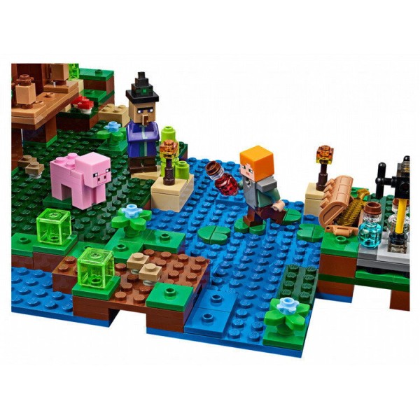 Конструктор Bela Minecraft 10622, Хижина ведьмы