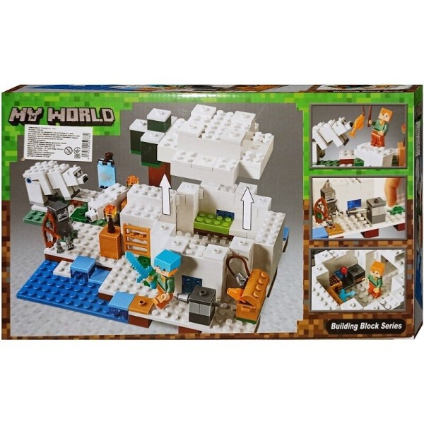 Конструктор Bela Minecraft 10811, Иглу