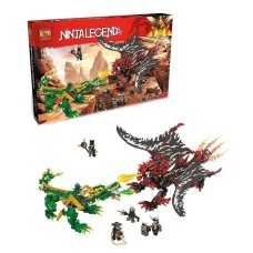 Конструктор Jemlou Ninja Legend 20015, Битва драконов