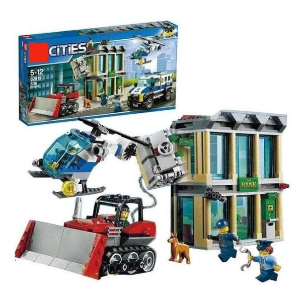 Конструктор Lepin 02019, Ограбление на бульдозере
