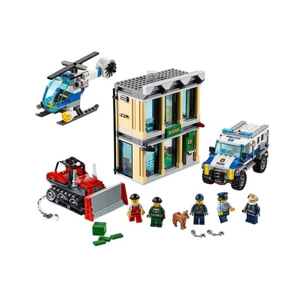 Конструктор Lepin 02019, Ограбление на бульдозере