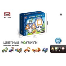Конструктор магнитный Play Smart, 2433
