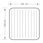 Матрас надувной 183x203x25 см. Велюровый Intex 64755