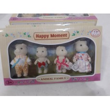 Набор флоксовых животных  Семья Свинок MBE18-5. (аналог Sylvanian Families)