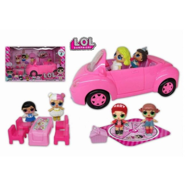 Игровой набор кукла L.O.L. с машиной TM853C кукла ЛОЛ с машиной