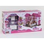 Домик Happy Family для флоксовых животных 1805 мебель, подсветка (аналог Sylvanian Families)