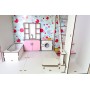 Домик для кукол Барби 3126 Супер дом с секретом, мебелью, обоями и текстилем. 3 этажа. 7 комнат