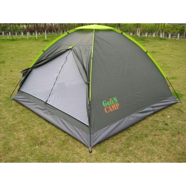 Палатка Green Camp 1012 3-х местная. однослойная