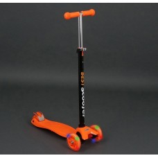 Детский трехколесный самокат Best Scooter Maxi 466-113 оранжевый