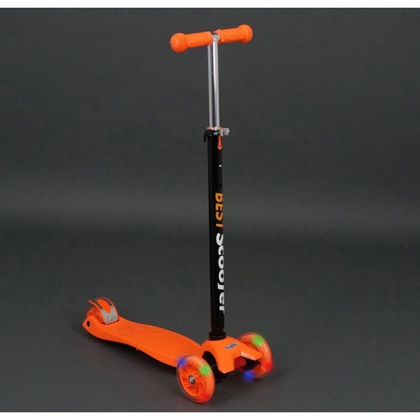 Детский трехколесный самокат Best Scooter Maxi 466-113 оранжевый