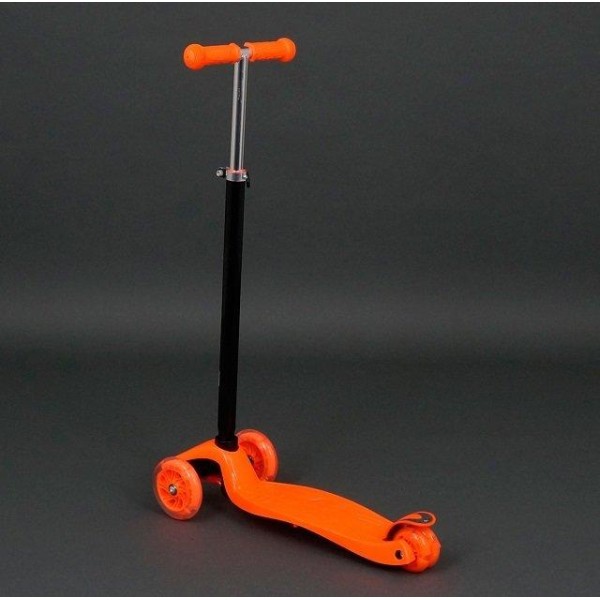 Детский трехколесный самокат Best Scooter Maxi 466-113 оранжевый