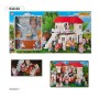 Домик Happy Family 012-01 мебель, 2 фигурки флоксовых животных, подсветка (аналог Sylvanian Families)