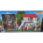 Домик Happy Family 012-01 мебель, 2 фигурки флоксовых животных, подсветка (аналог Sylvanian Families)