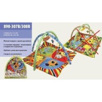 Килимок для малюків 898-308B. Квадратний з дугами