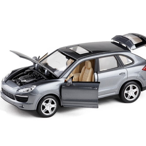 Машина металева Автопром 68241А Porsche Cayenne. Порш Двері і багажник відкриваються. Свет.Звук