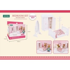 Мебель для флоксовых животных B06 Спальня (аналог Sylvanian Families)