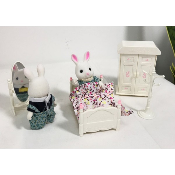 Мебель для флоксовых животных B06 Спальня (аналог Sylvanian Families)