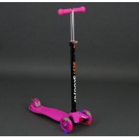 Дитячий триколісний самокат Best Scooter Maxi 466-113 рожевий