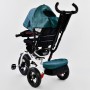Детский трехколесный велосипед с пультом Best Trike 7700 B 6980 поворотное сиденье, надувные колеса