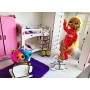 Домик для кукол Барби 3128 Пентхаус Барби с мебелью, текстилем и BOX