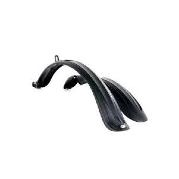 Крылья велосипедные 24"-28" SIMPLA Raptor SDS черные. Польша