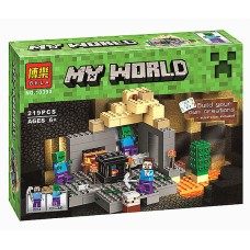 Конструктор Bela 10390 Темница (аналог Lego Майнкрафт, Minecraft 21119)