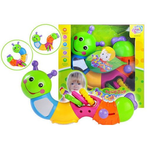 Развивающая игрушка Веселая гусеница Joy Toy 9182