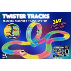 Детский гоночный трек Twister Tracks 7788 светящийся (аналог Magic Tracks)