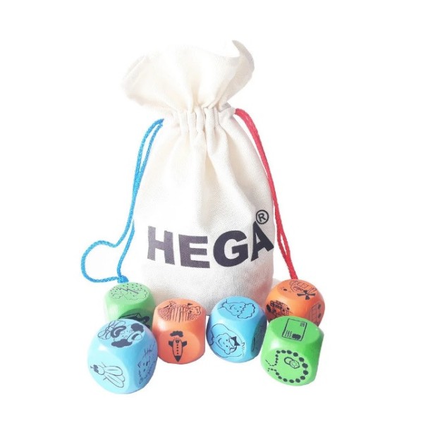 Набор HEGA 205 Кубики историй, 6 шт