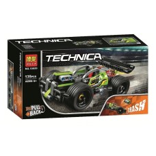 Конструктор Bela 10820 Зелений гоночний автомобіль. Технік 135 деталей