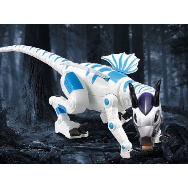 Керований по радіо Динозавр 28303 Mecha Dragon, звук, світло, ходить, рухає головою і хвостом, 2 кольори