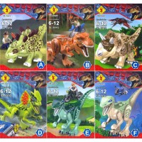 Конструктор Набір динозаврів 6 видів 90311 Парк Юрського періоду (Jurassic World)