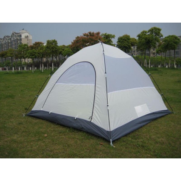 Туристическая палатка Green Camp 1013-4 Тамбур. 4-х местная. 2-х слойная