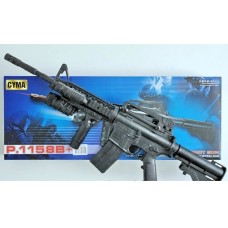Игрушка Автомат Cyma P.1158B+ Лазерный прицел, пульки