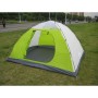 Туристическая палатка Green Camp 1018-4 с козырьком. 4-х местная. 2-х слойная