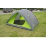 Туристическая палатка Green Camp 1018-4 с козырьком. 4-х местная. 2-х слойная