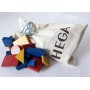 Набор деревянных фигур HEGA 185 Логические блоки Дьенеша 48 элементов