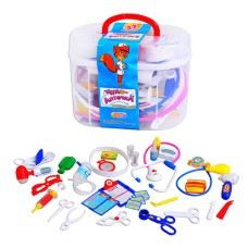 Игровой набор Доктор M 0461 Чудо-аптечка в чемодане. 36 предметов