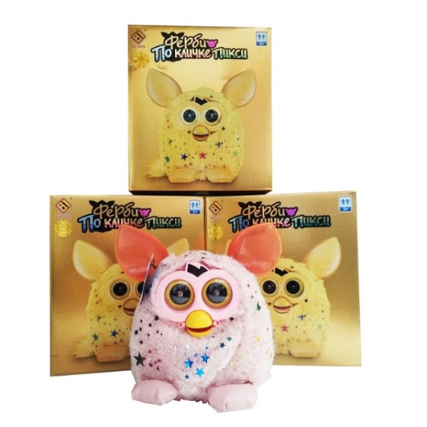 Игрушка интерактивный Ферби Пикси JD4890 Звездочка, светящиеся ушки