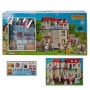 Большой домик с флоксовыми животными Happy Family 012-10 со светом (аналог Sylvanian Families)