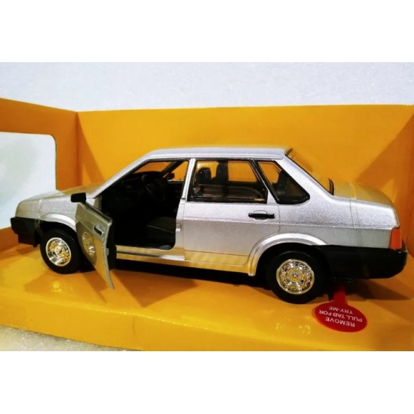 Машина металлическая 21099 Автопром. Двери, багажник, капот открываются