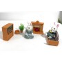 Мебель для флоксовых животных B11 Гостиная с камином (аналог Sylvanian Families)