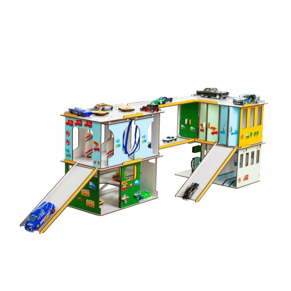 Игровой набор Детский Автокомплекс + подарок ( 5 машинок), 41014
