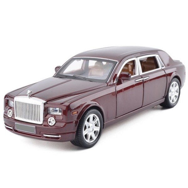 Металлическая машинка Ролс-Ройс. Автопром 7687 Rolls-Royce. Свет. Звук. Открываются двери, капот, багажник