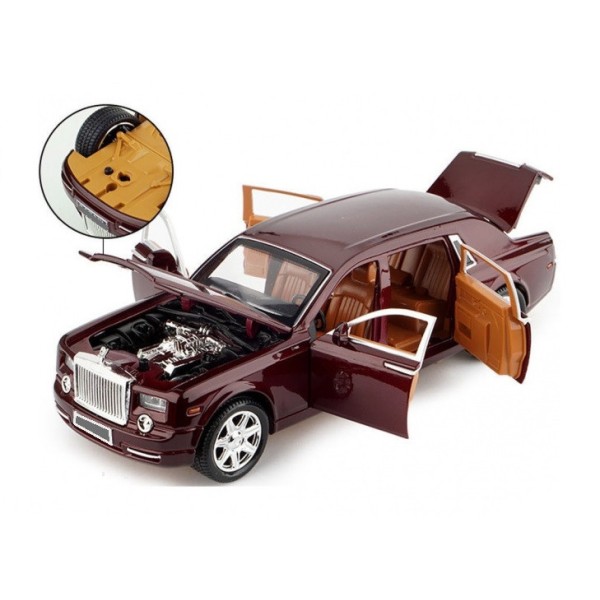 Металлическая машинка Ролс-Ройс. Автопром 7687 Rolls-Royce. Свет. Звук. Открываются двери, капот, багажник