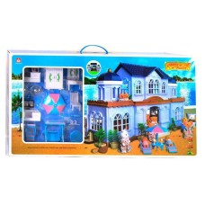 Домик Happy Family 012-11 Большая Вилла с подсветкой (аналог Sylvanian Families)
