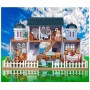 Домик Happy Family 012-11 Большая Вилла с подсветкой (аналог Sylvanian Families)