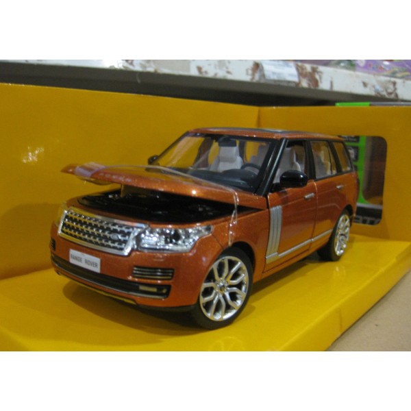 Автомодель Range Rover.Масштаб 1:24. Свет, Звук, Открываются двери, капот, багажник Оранжевый