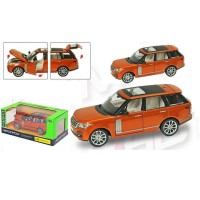 Автомодель Range Rover.Масштаб 1:24. Свет, Звук, Открываются двери, капот, багажник Оранжевый